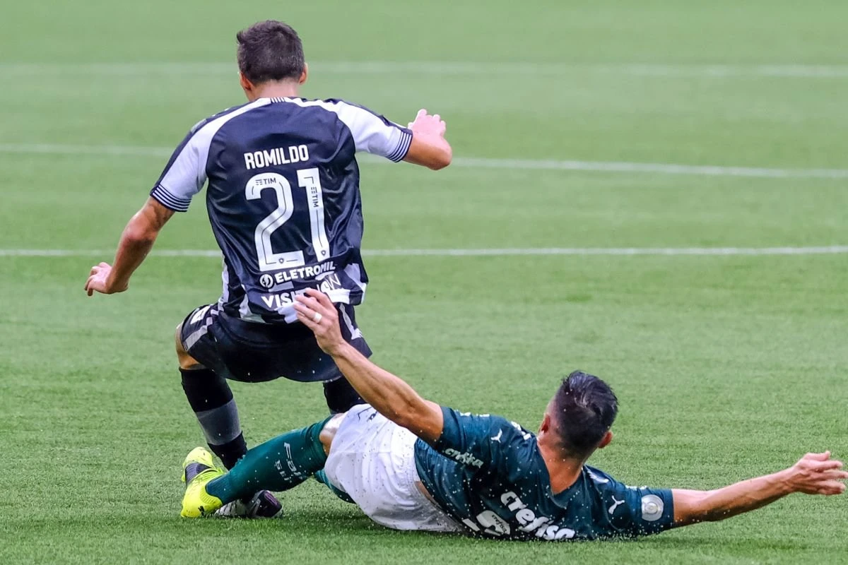 Botafogo aproveita Palmeiras com reservas e arranca empate no Brasileirão