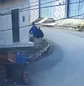 Assaltante leva celulares e é flagrado usando carroça para fugir