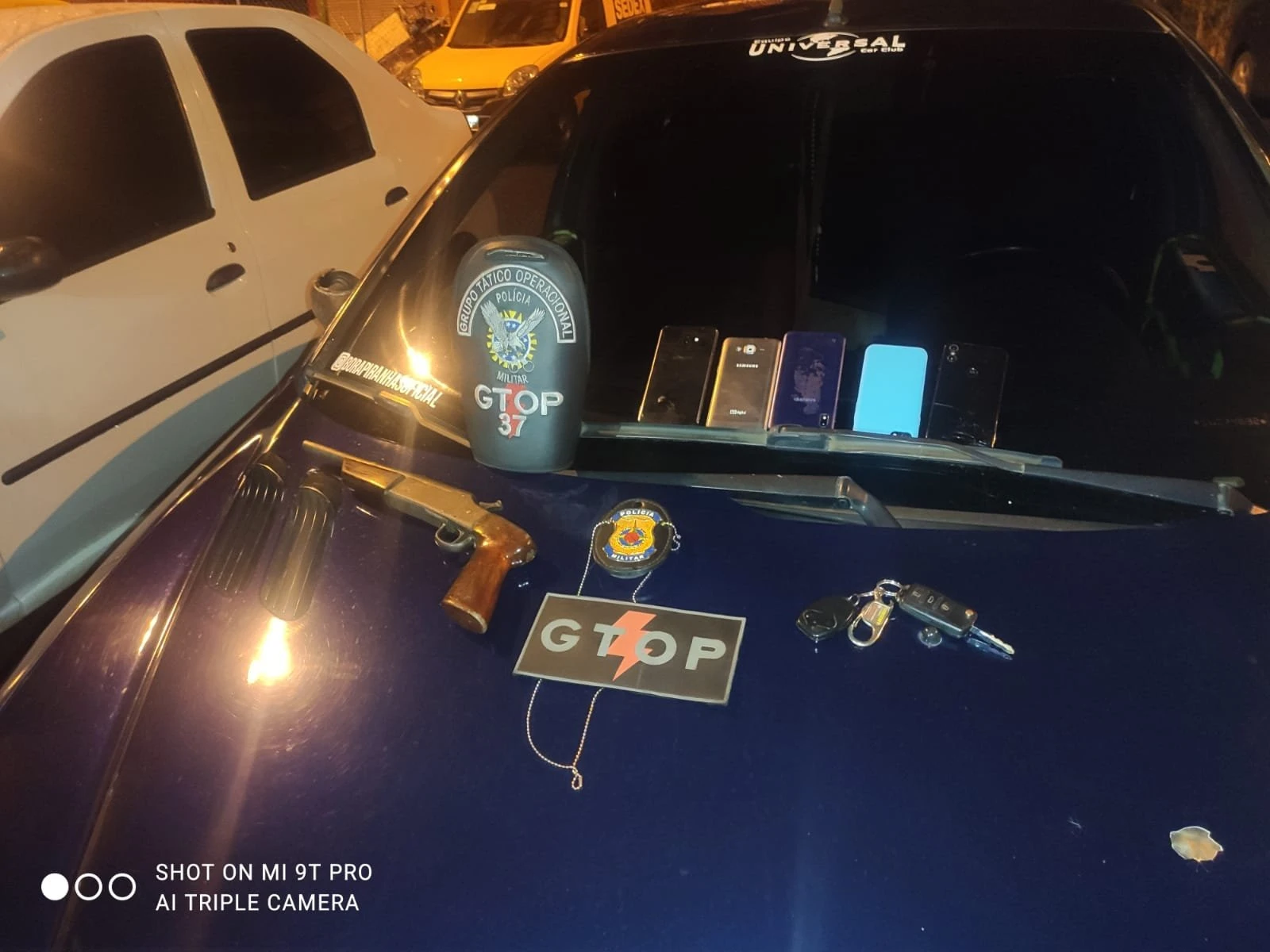 PM prende trio que assaltou posto de combustíveis em Águas Claras