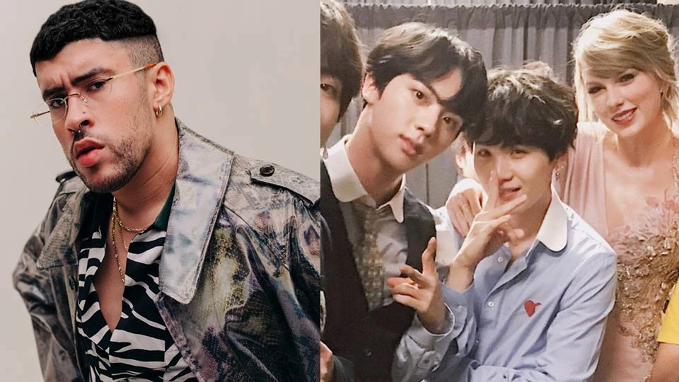 Taylor Swift, BTS e Bad Bunny mais ouvidos entre eleitores democratas