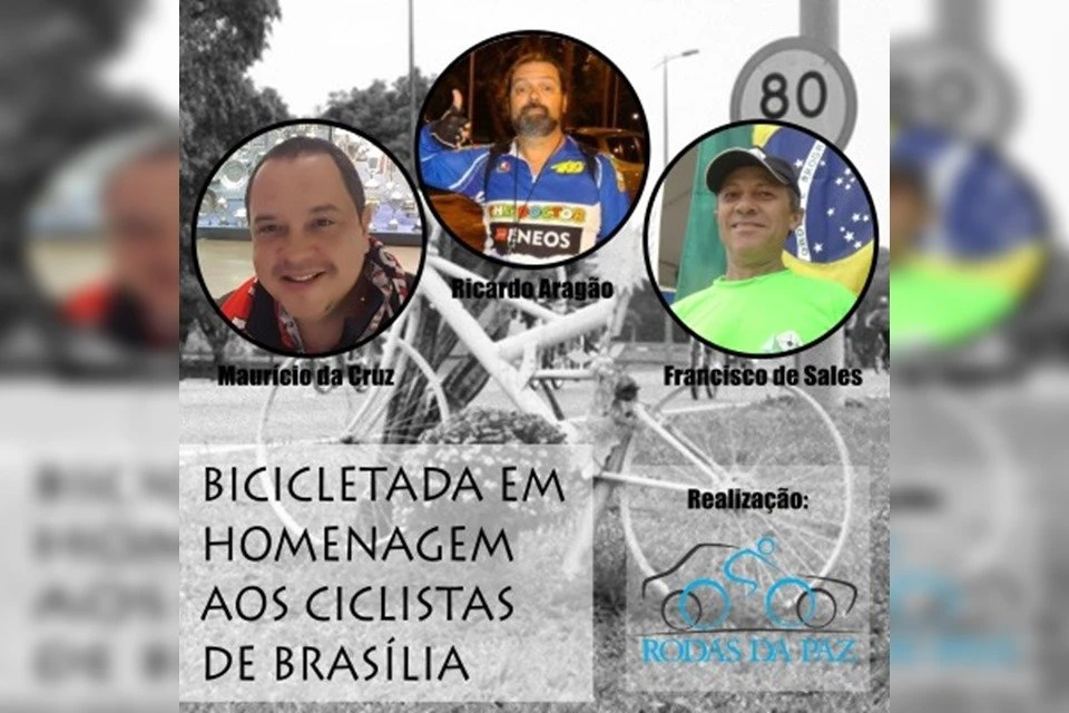 ONG colocará “ghost bikes” no DF em memória a ciclistas mortos no trânsito