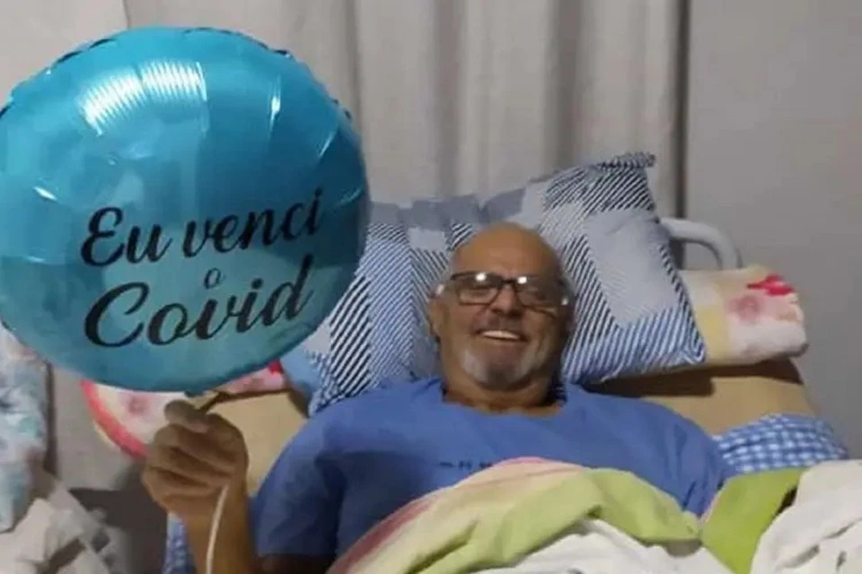 Homem recebe alta após quase 150 dias internado com Covid-19