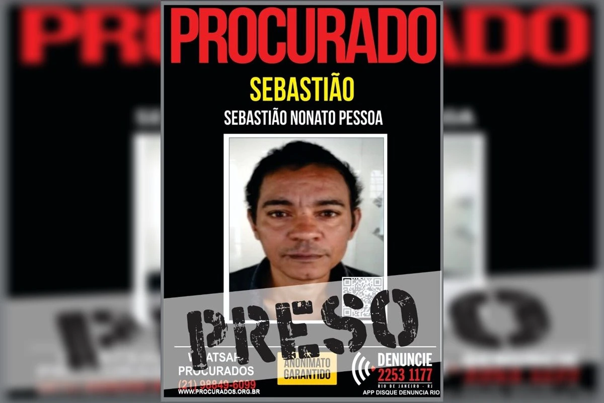Foragido é preso no Rio por matar mulher a golpes de machado