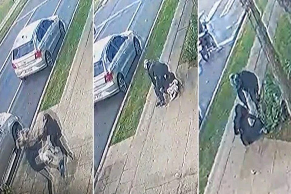 Homem luta com jovem para levar celular e foge em garupa de moto