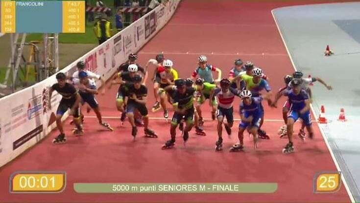 I Campionati italiani di Pattinaggio corsa su pista si chiudono con le 1000 sprint