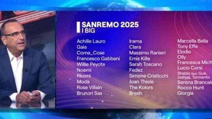 Sanremo 2025, le quote delle scommesse: chi vincerà il festival? Giorgia favorita