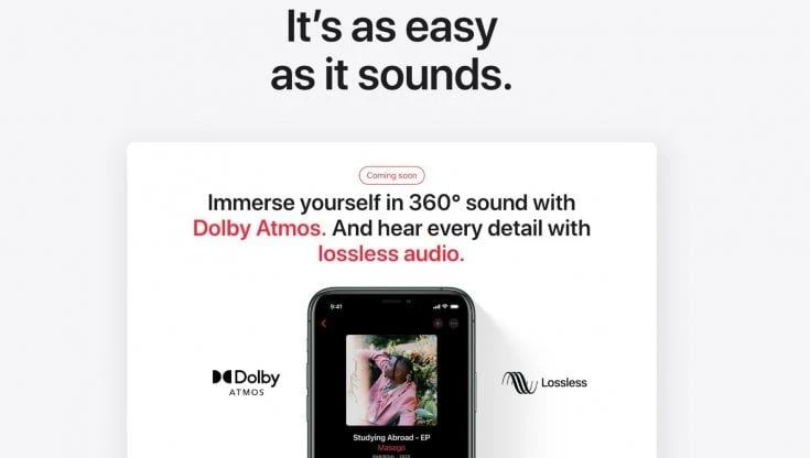 Su Apple Music arrivano l’alta fedeltà e l’audio in 3D