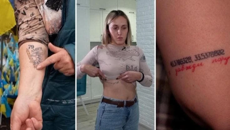 Ucraina: i tatuaggi per tenere per sempre sulla pelle le persone e gli affetti perduti