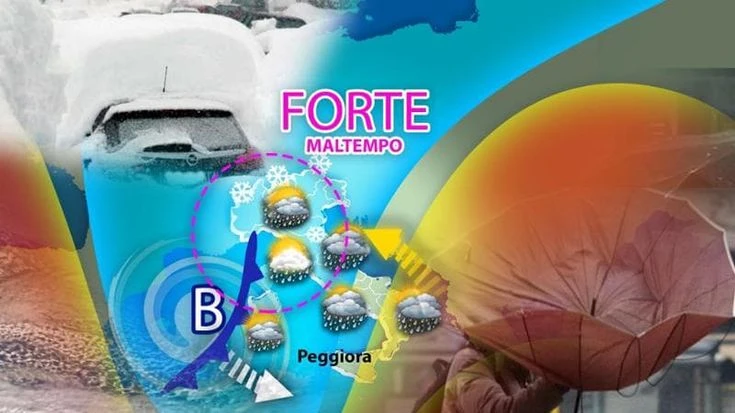 Previsioni meteo, ciclone tirrenico in atto: Italia sott’acqua per tutta la settimana