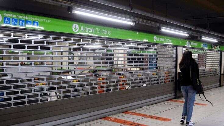 Milano, sciopero Atm: chiuse tutte le linee della metropolitana