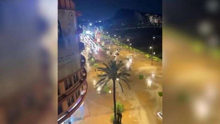 Maltempo in Marocco, Marrakech sott'acqua: allagamenti e traffico in tilt