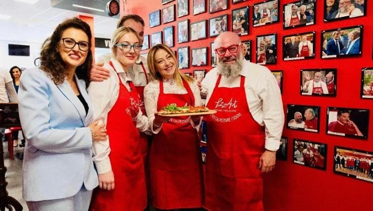 Monza, Meloni visita PizzAut per il Primo Maggio: 