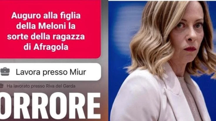 Il prof si scusa con Meloni per le minacce alla figlia: “Gesto stupido ma mai con questo governo”