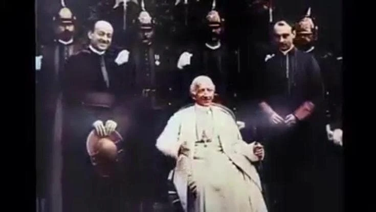 Papa Leone XIII nel piu? antico filmato di un pontefice: la prima benedizione mediatica della storia