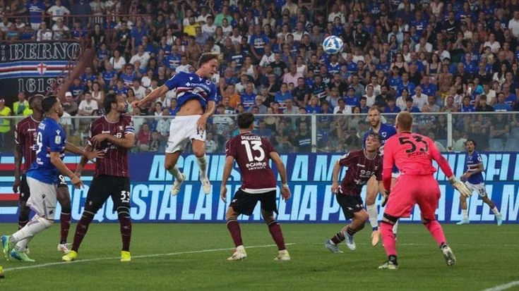La Sampdoria vede la salvezza: 2-0 alla Salernitana nell’andata del playout di B