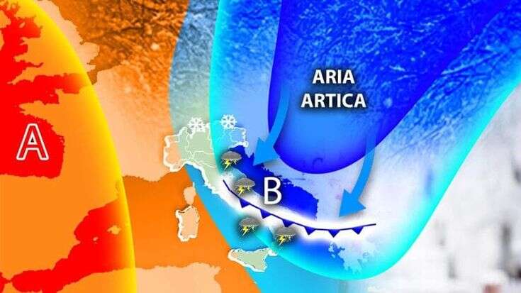 Previsioni meteo, in arrivo pioggia, vento e neve. E attenzione al freezing effect