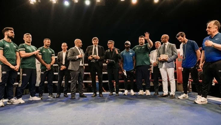 Italia-Usa 4-4, successo della Capri Boxing Night