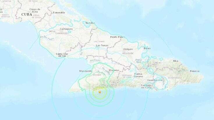 Cuba, terremoto di magnitudo 5,9 della scala Richter