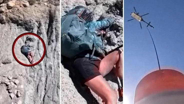 Serra Nevada, alpinista bloccata durante una arrampicata sulla roccia: il salvataggio