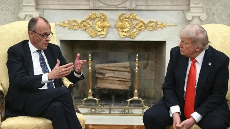 Usa-Germania, incontro cordiale allo Studio Ovale. E Merz pressa Trump sull’Ucraina
