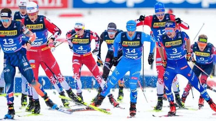 Sci di fondo, Pellegrino sfiora l’impresa: due decimi dal podio, è quinto nello skiathlon