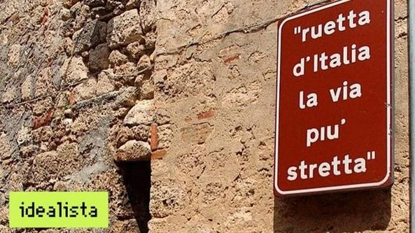 Alla scoperta de La Ruetta, il vicolo più stretto d’Italia
