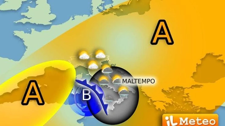Previsioni meteo, weekend con Italia divisa in due: piogge al Sud, sole al Nord