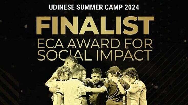 Udinese Calcio finalista agli ECA awards per la sostenibilità sociale