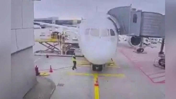 L'incidente dell'aereo Boeing Lufthansa all'aeroporto di Francoforte