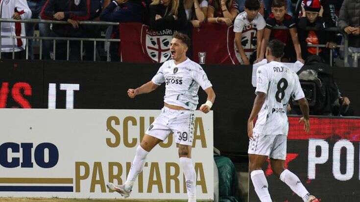 Cagliari-Empoli 0-2, gol di Colombo e Esposito. Sardi nei guai e già in ritiro