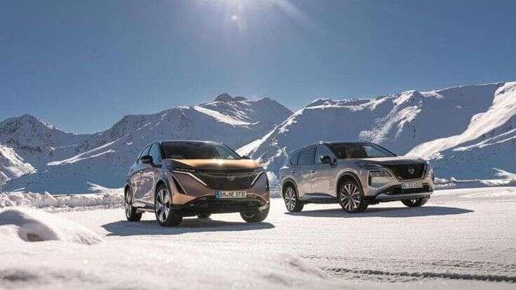 I crossover Nissan, official electrified car del Vertical Winter Tour di Radio Deejay