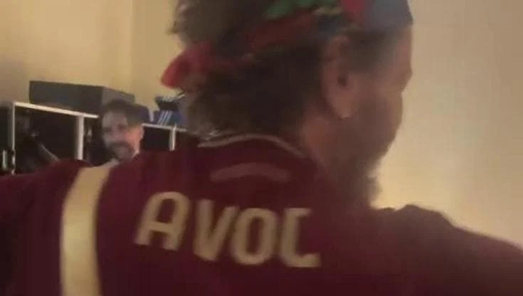 Jovanotti con la maglia giallorossa: 