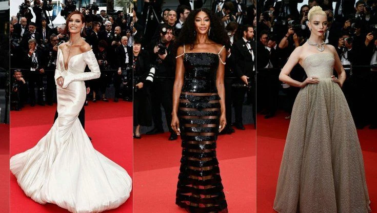 Cannes: da Naomi Campbell a Anya Taylor-Joy sul red carpet torna il nude look. Le pagelle