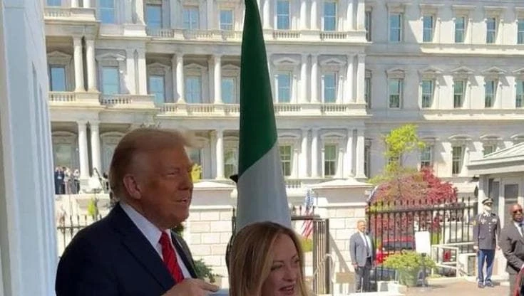 L'arrivo di Giorgia Meloni alla Casa Bianca. Trump: 