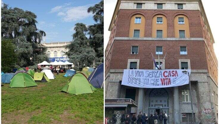 Protesta delle tende, occupato uno studentato abbandonato a Milano: 