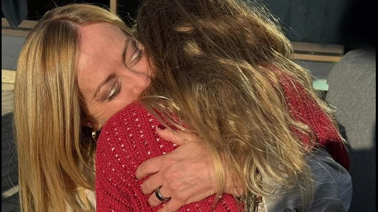 Giorgia Meloni al concerto delle Blackpink con la figlia Ginevra
