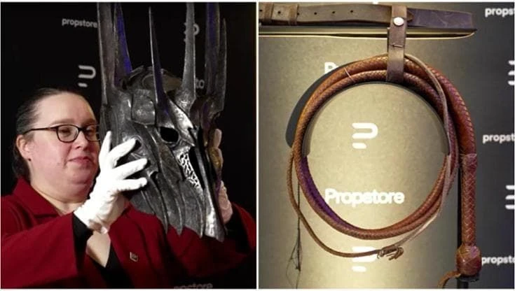 Il casco di Sauron e il frustino di Indiana Jones all'asta a Los Angeles: caccia ai cimeli cult del cinema