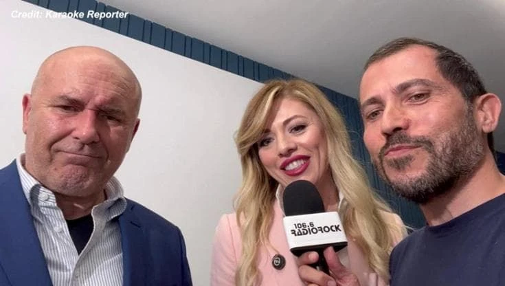 Boccia duetta con Bandecchi sulle note di Mina e Celentano: “La dedico a tutti gli uomini veri”