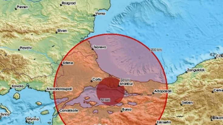 Un terremoto di magnitudo 5,1 fa tremare gli edifici di Istanbul