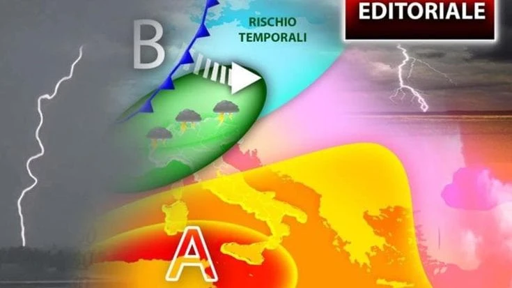 Previsioni meteo, 2 Giugno con Italia divisa a metà: temporali al Nord, soleggiato al Centro-Sud