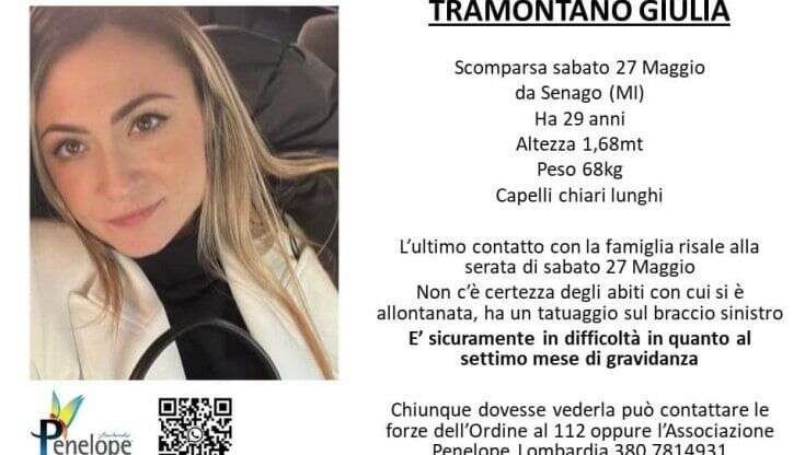 Scomparsa la 29enne Giulia Tramontano da Senago, è incinta al settimo mese. I familiari: 