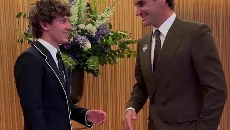 Wimbledon, battute tra Federer e Antonelli: 