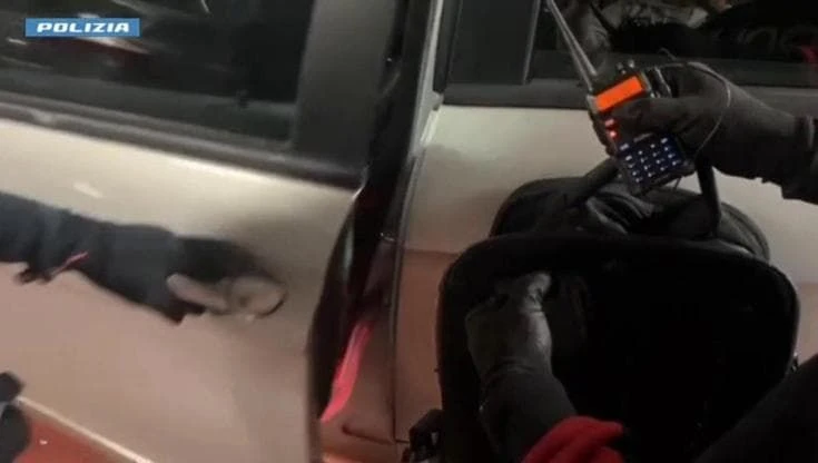 Nello zaino modificato il 