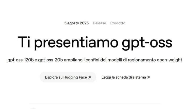 GPT-OSS com’è il modello “open-weight” (che non vuol dire affatto open source) di OpenAI