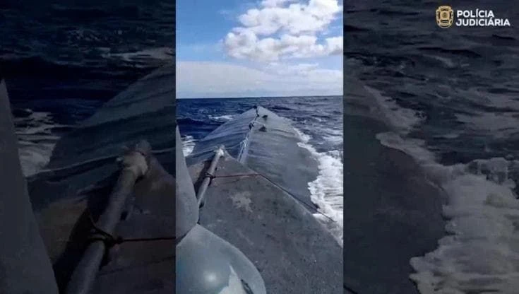 Portogallo: dentro al sottomarino della coca fermato nell'Atlantico