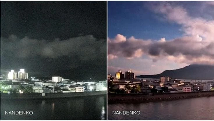 Stella cadente spettacolare in Giappone: il cielo notturno si illumina a giorno