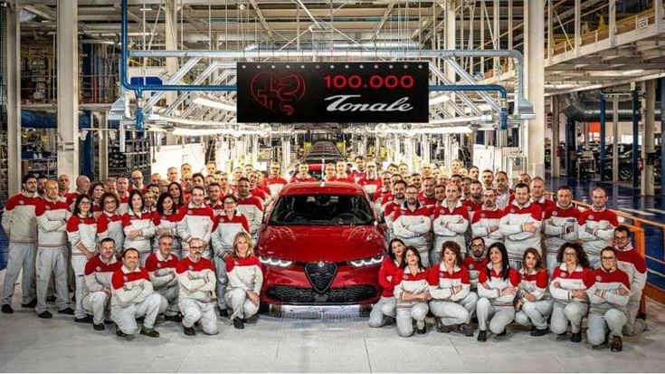 Alfa Romeo Tonale, l’esemplare numero 100.000 è uscito dallo stabilimento di Pomigliano