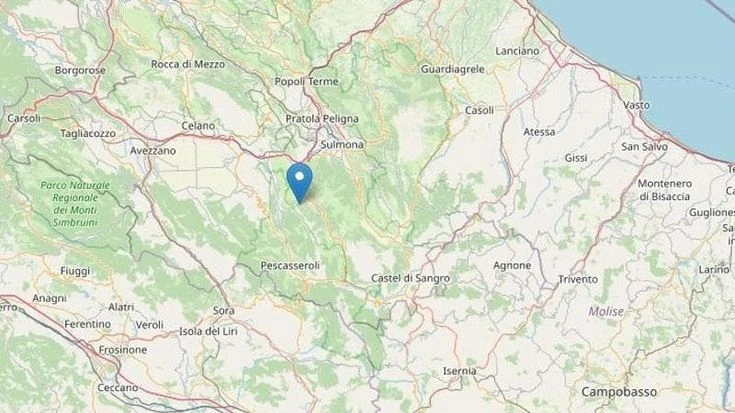 L'Aquila, scossa di terremoto di magnitudo 3,1 vicino Villalago