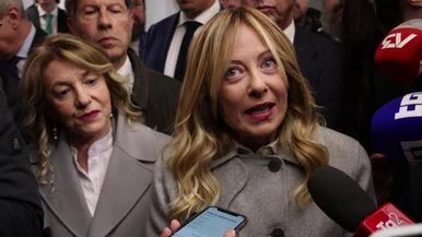 Il saluto di Meloni a Vinitaly: 