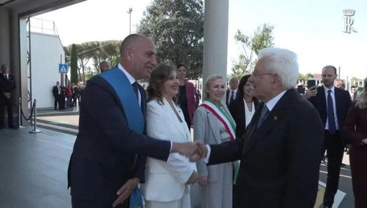 Mattarella a Latina: 